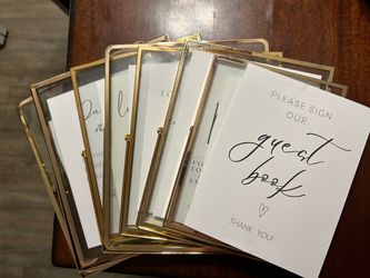 Wedding Table Signs