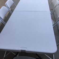 Rent of chairs and tables