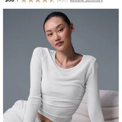 NWT Alo Yoga Gather Long Sleeve Tee