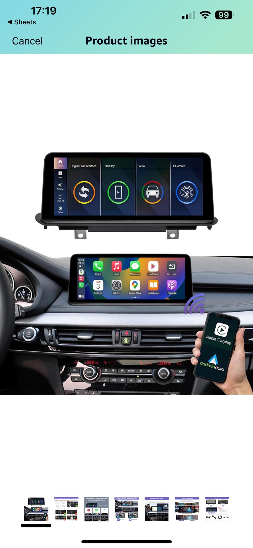 CarPlay Android for BMW X5 X6 