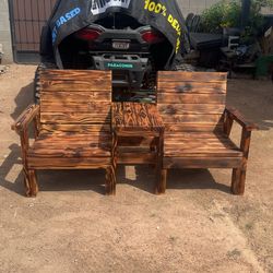 Double-Chair Bench Outdoor