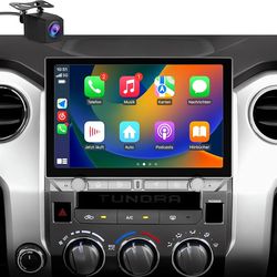 (4GB+64GB) Car Radio Upgrade for Toyota Tundra 2014-2021, 11.5 inch IPS Touchscreen Stereo with Wireless CarPlay Android Auto BT FM AM DSP GPS SWC Plu