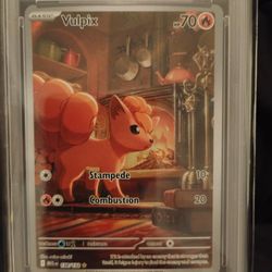 PSA 9 Vulpix IR - Mega Evolutions
