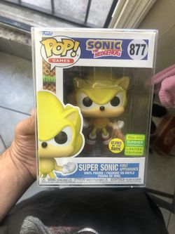 SDCC Funko Pop exclusive Super Sonic