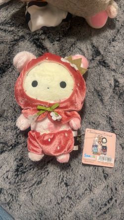 San-X Sentimental Circus Shappo Strawberry Plush 8” NWT Attic Salt