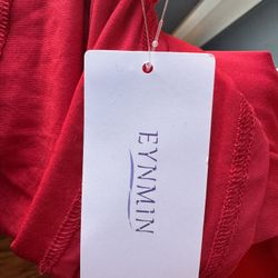 Long Red Dress Size L