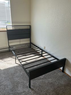 Twin bed with charging port