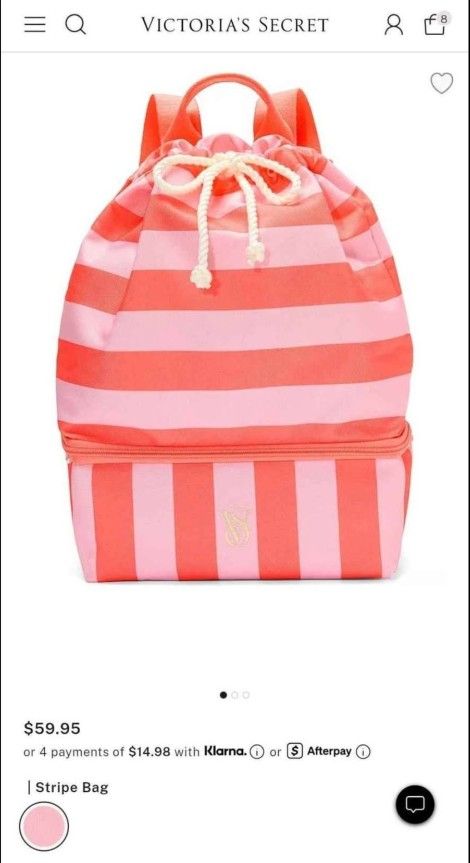 Victoria secret backpack/beach cooler