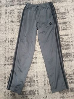 Adidas Track Pants Gray with Black Stripes