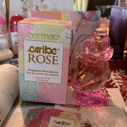 Fragancias Para Dama  Caribe Rose  Floral Notas salida  durazno Manzana 