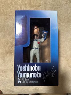 Yoshinobu Yamamoto Game 7 Dodgers Bobblehead