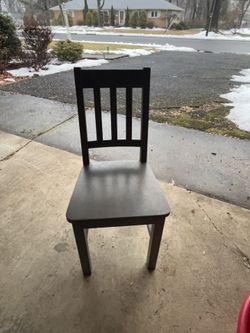 Black Dining Chair - Solid Wood