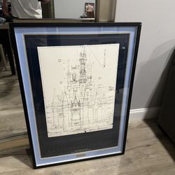 Rare Framed Anatomy Of An Icon Poster Disney
