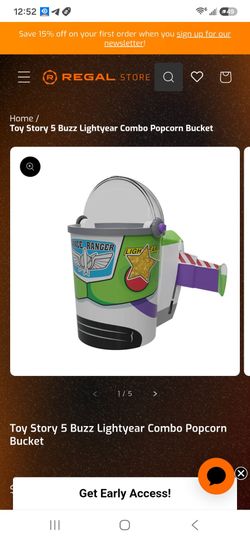 Buzz Lightyear Popcorn Bucket