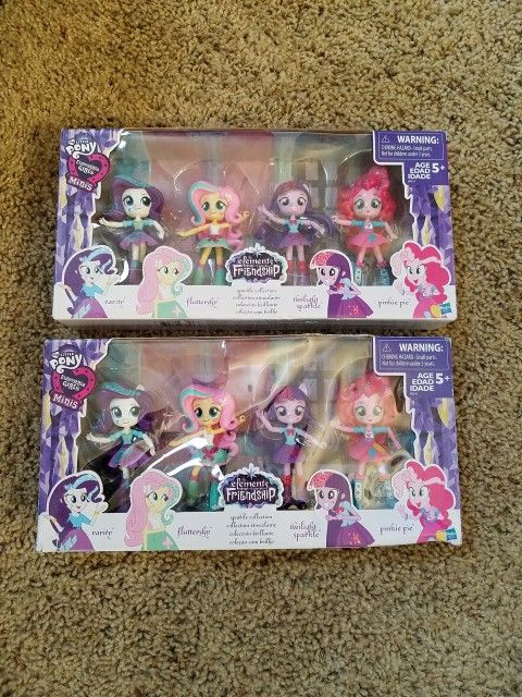 4 DOLLS IN 1 MY LITTLE PONY EQUESTRIA GIRLS SET