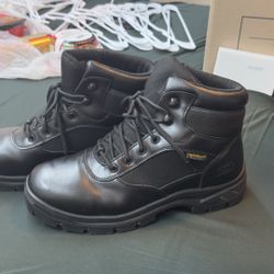 Sketchers Waterproof Work Relaxed Boots Non slip