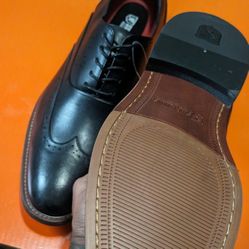 Black Leather Stacey Adam Dress Shoes 