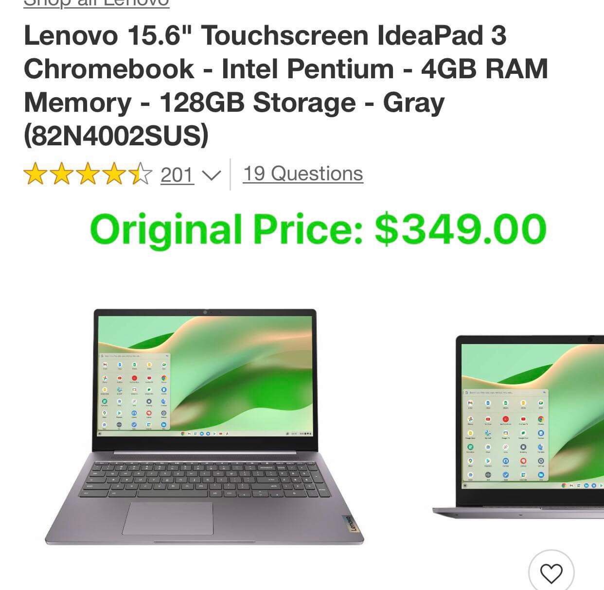 Lenovo IdeaPad 3 Chromebook 
