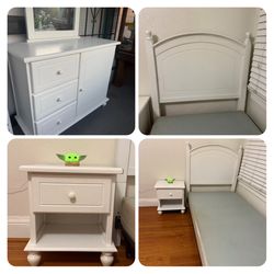 Twin White Bedroom Set 