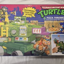 40 YEARS OF TEENAGE MUTANT NINJA TURTLES 🐢.. PIZZA THROWER 🍕 TURTLE ASSAULT VEHICLE MOTORIZED PIZZA FIRE ACTION. 