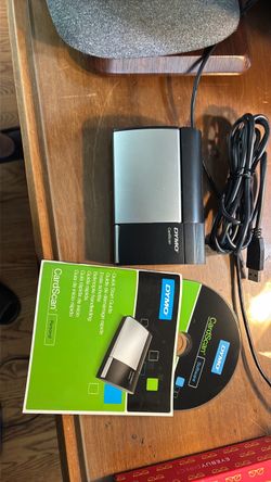 Business card scanner to electronic file