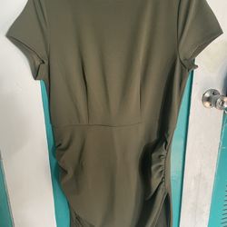 Olive Green Dress