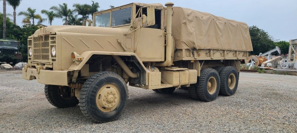 1984 AM General M923A1 6x6 5-Ton Diesel Military Cargo Truck w/Clear TITLE!