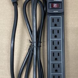 MONSTER POWER Surge Protector 6 Outlets / Barely Used 