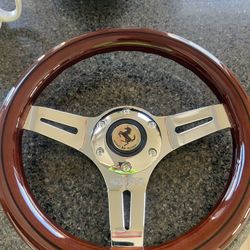 HOSOBOYO 280mm Wood Wheel VIP Style Tiny Steering Wheel