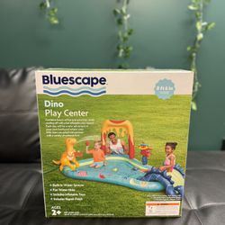 Very Funny Dino Play Center With Built-in Water Sprayer And Water Slide 