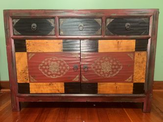 Wooden Dresser Entertainment Cabinet