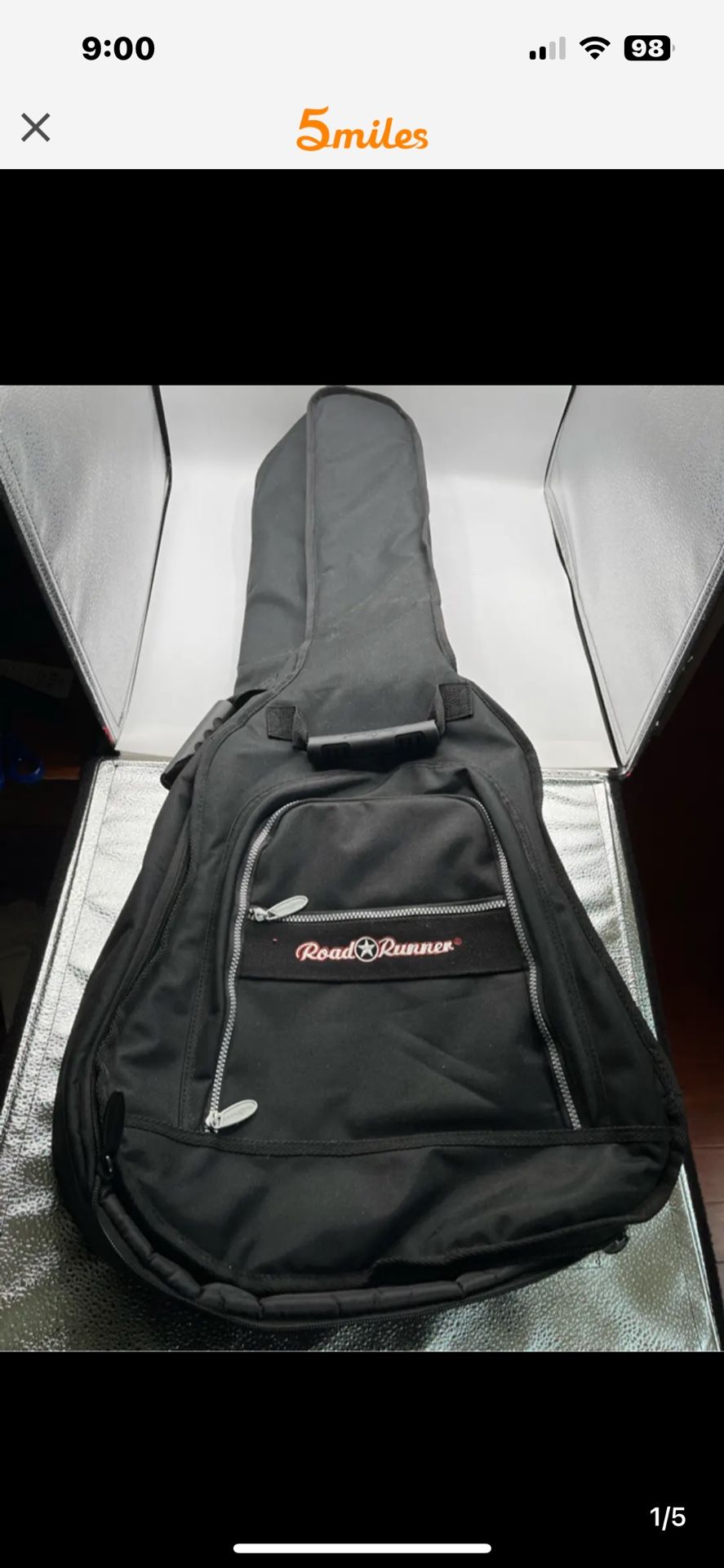Road Runner Soft Padded Electric Guitar Case