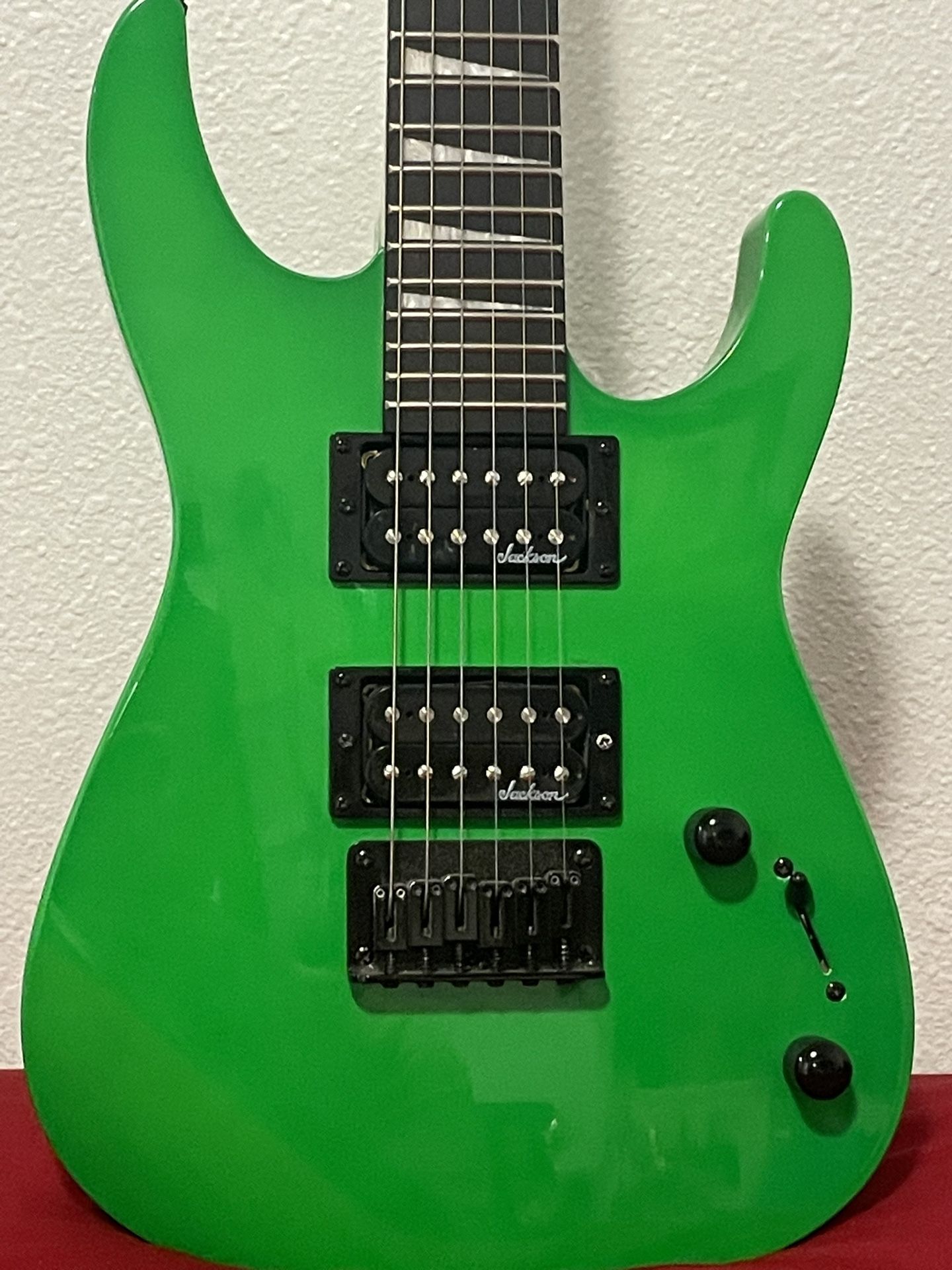 JS1X Dinky Minion Electric Guitar Neon Green