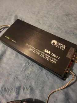 RE Audio SA 1500.1 amp