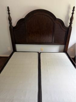Havertys King Bedroom Set – Solid Wood – Excellent Condition – $1,250 OBO