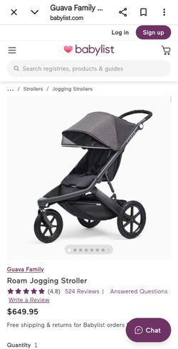 Guava jogging stroller