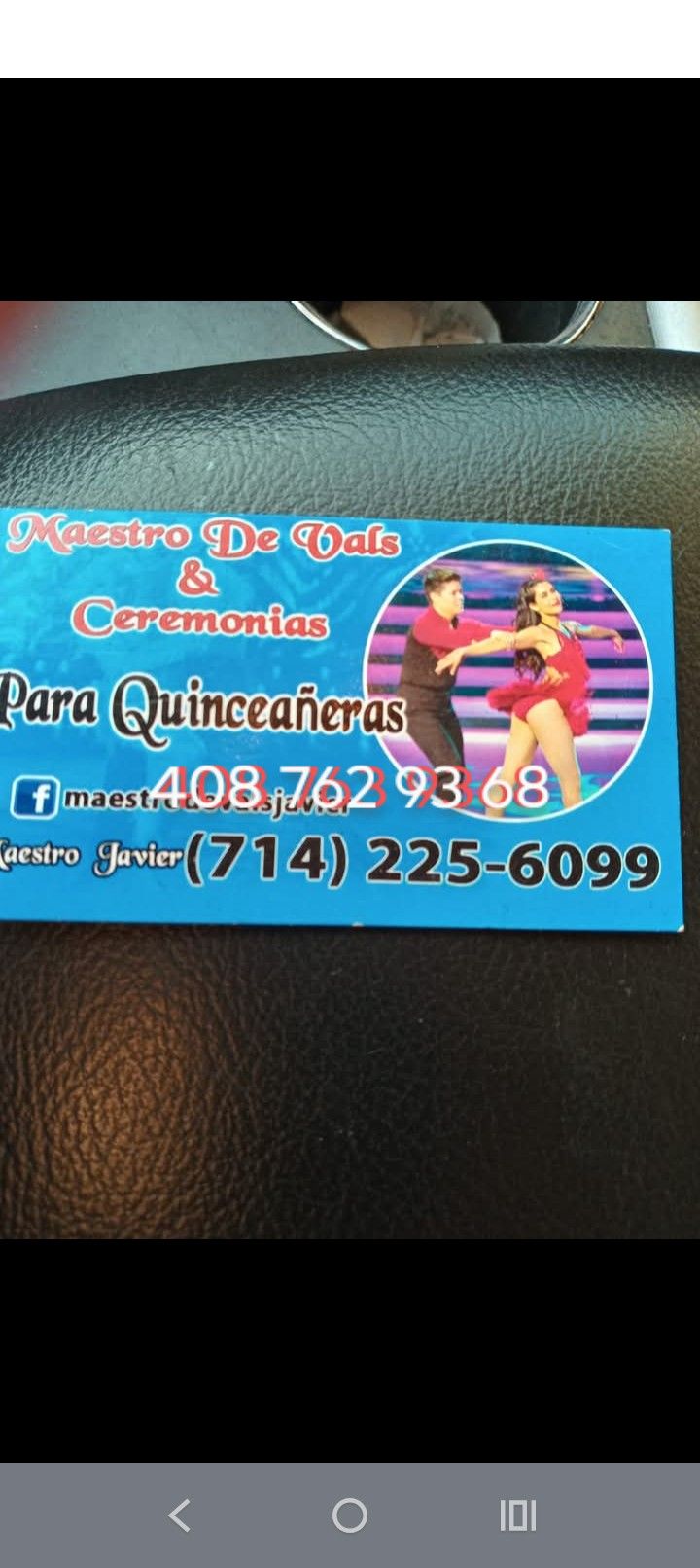 Maestro De Vals Y Ceremonias