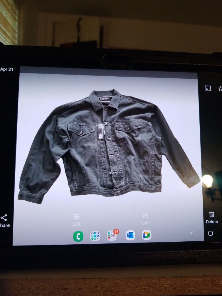 GSL-DENIM Gray jean jacket 