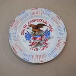 Collectible Calendar Plate 200th Anniversary Year 1(contact info removed) by Spencer Gifts