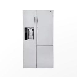 Side-by-Side Refer With Door In Door.  26 Cubic Ft. Capacity 