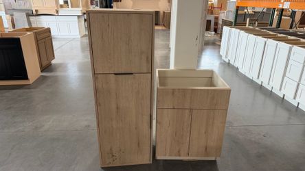 24" bathroom cabinet set