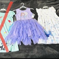 Disney Girl Dresses Size 5/6 New 