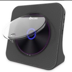 Kecag KC-806 Desktop CD Player with LED Display Bluetooth 5.0 Remote Control FM Radio MP3 Headphone Jack USB - Black