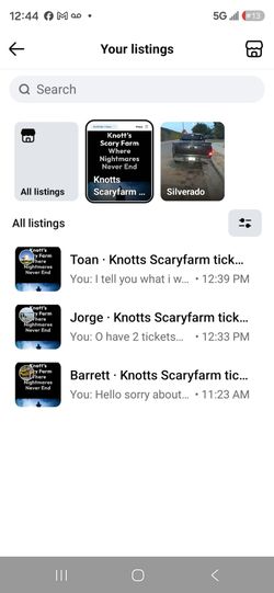 KNOTTS SCARYFARM TICKETS