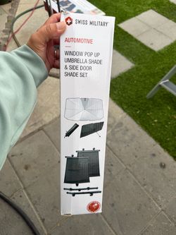Swiss Military Window Pop Up Umbrella & Side Door Shade Set