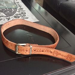 Kids Garfield leather Belt 28 In