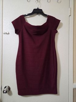 Burgundy Dress Size OX