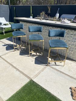 Three Bar Stools.