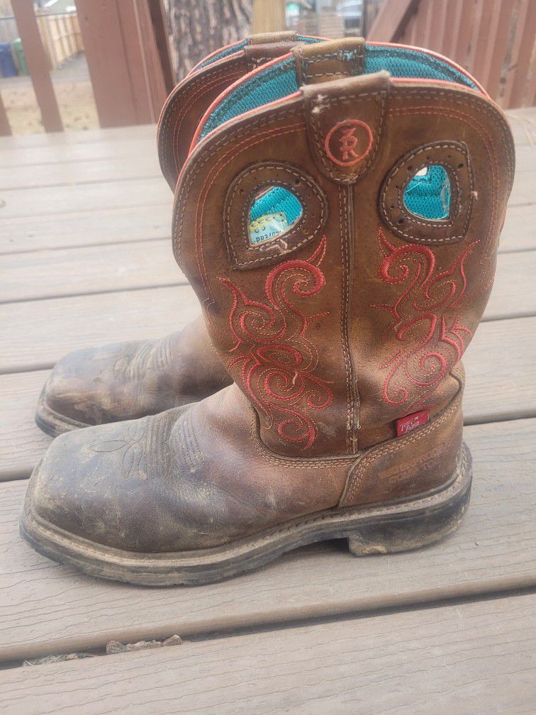 Tony Rama Steel Toe Boots 