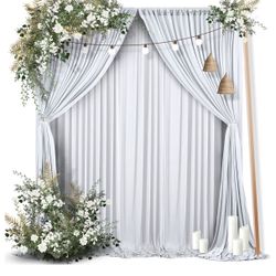 Curtain Backdrop - For Parties Pink 